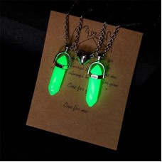 Collares Mejores Amigos Bff Cuarzos Fluorescentes Energía